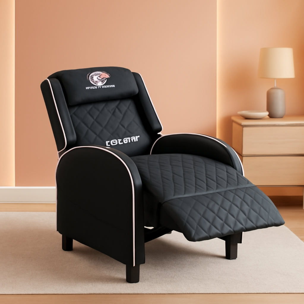 Massage Gaming Recliner Chair With Adjustable Backrest