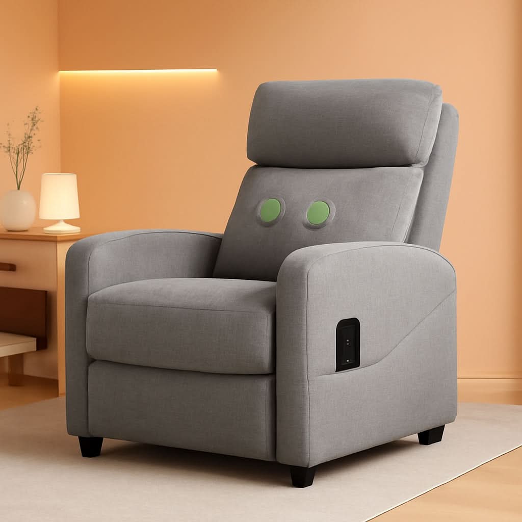 Massage Recliner Chair With Lumbar Support For Living Room