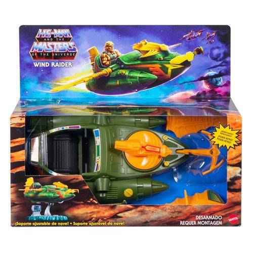 Masters of The Universe Origins Windraider Vehicle with Hover Stand for Kids 6+