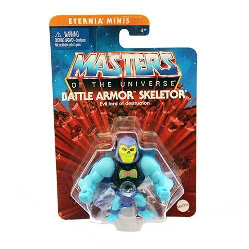Masters of the Universe Eternia Mini Figures with Weapons for Kids 4+