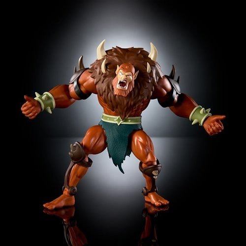 Masters of the Universe Origins Deluxe Beast-Man Action Figure with Whip for Fans