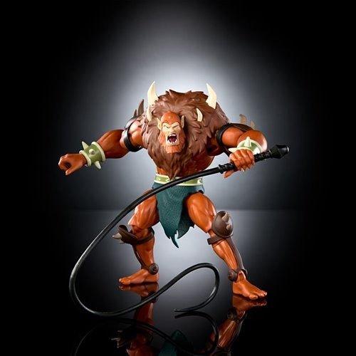 Masters of the Universe Origins Deluxe Beast-Man Action Figure with Whip for Fans