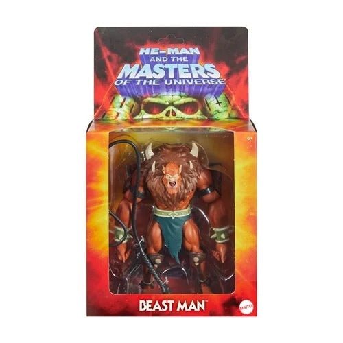 Masters of the Universe Origins Deluxe Beast-Man Action Figure with Whip for Fans