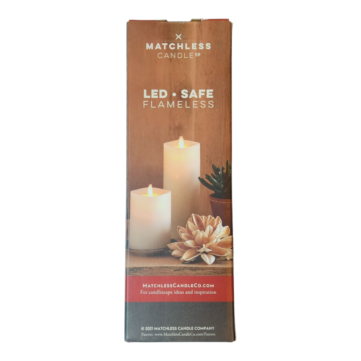 Matchless Candle Moving Flame Taper Candle