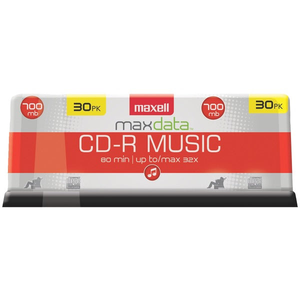 Maxell 625335 CD-R Music 32x 80-Minute Blank Discs on Spindle (30 Pack)