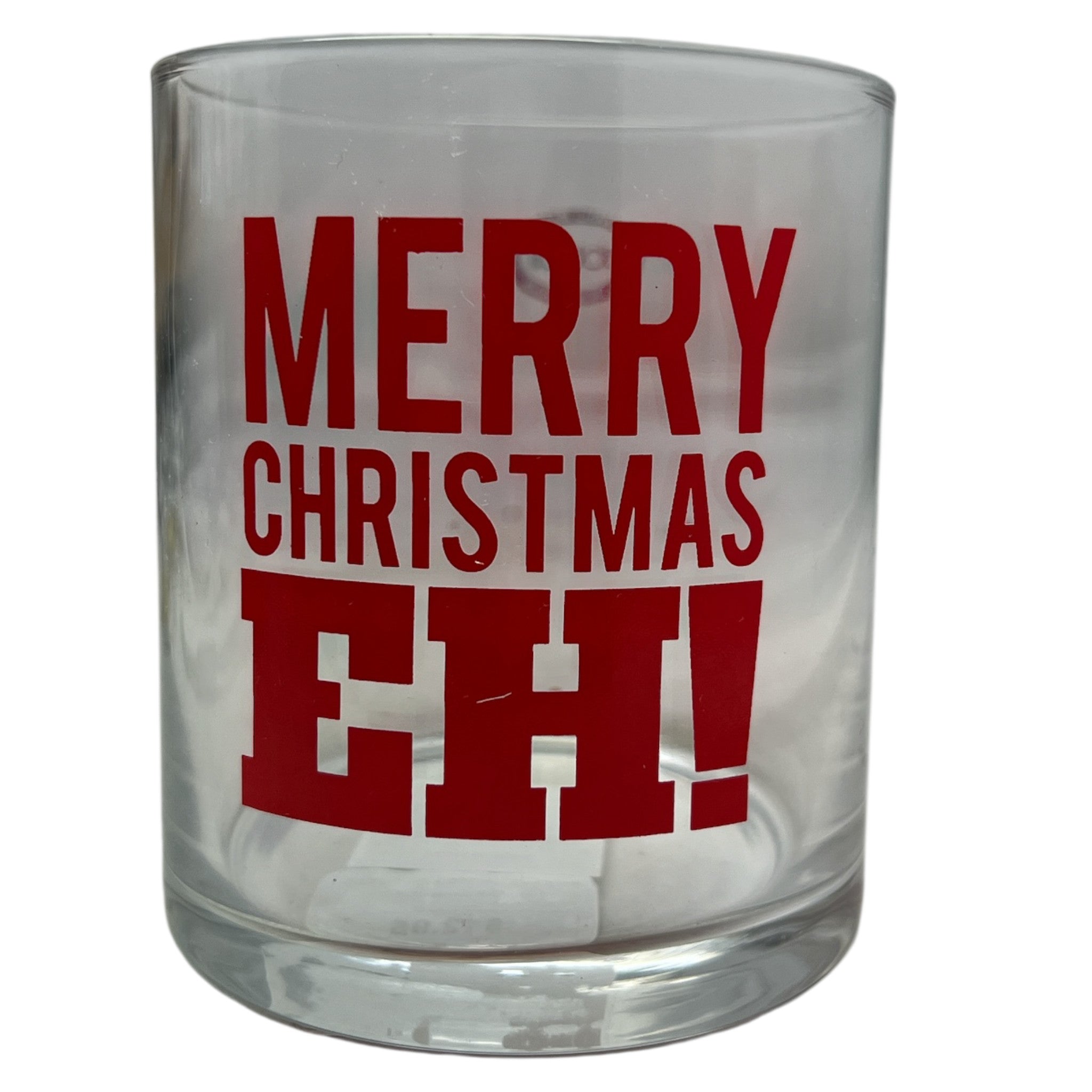 Mckenzie Merry Christmas, Eh! Old Fashioned Glass