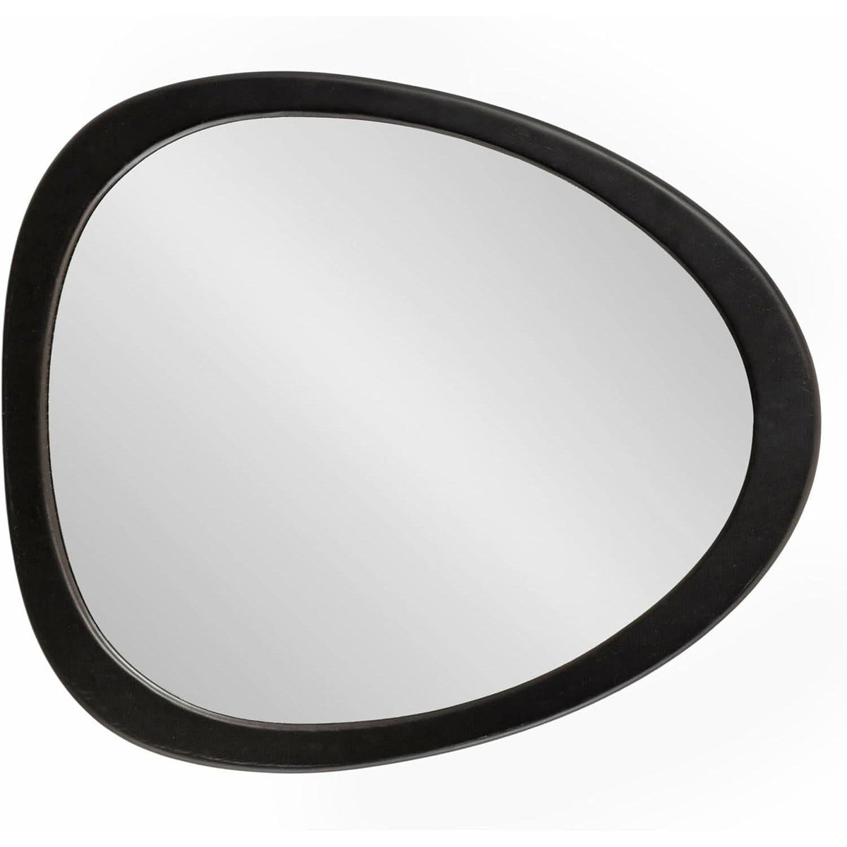 Mckinder Mid Century Wall Mirror 24x28 Black Geometric
