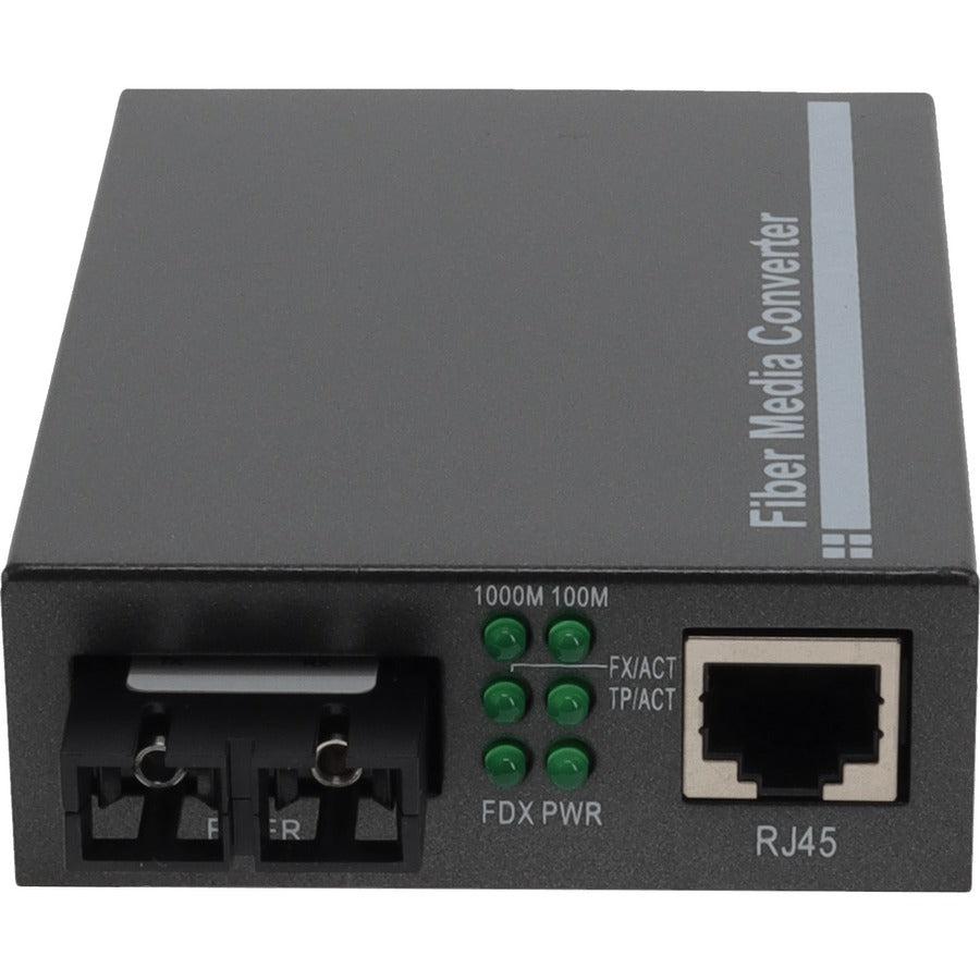 Media Converter 10/100/1000Base-TX to 1000Base-MX SC 2km | TecISoft ADD-GMC-MX-SC