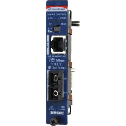 Media Converter DS1 Single Mode 1310nm Hardened - Advantech IMC-721I-SEST ST Fiber Managed Industrial | Tecisoft