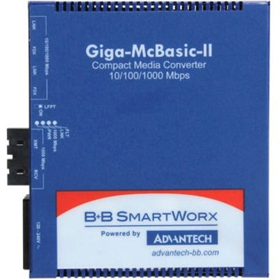 Media Converter Gigabit Multimode Fiber Standalone - Advantech IMC-470-MM-US | Tecisoft