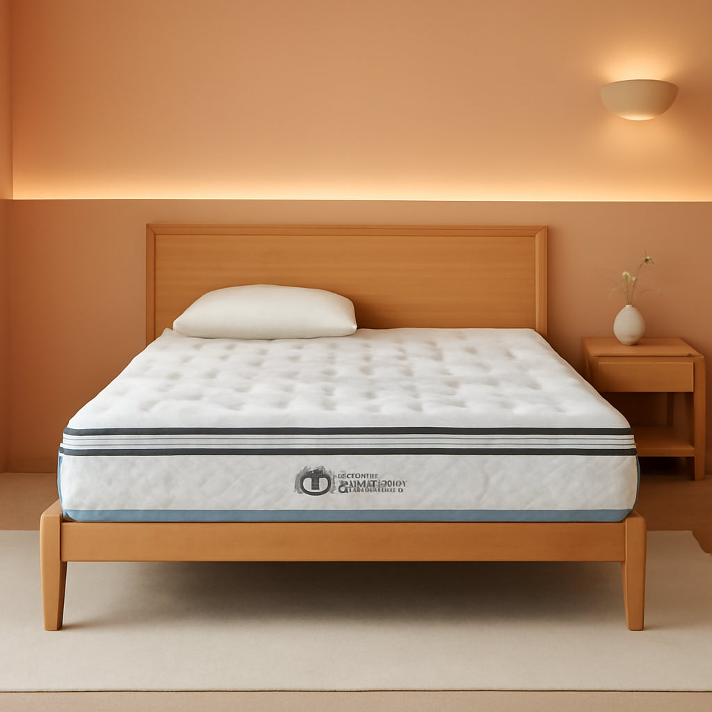 Medium-Firm Queen Hybrid Mattress with Memory Foam Comfort