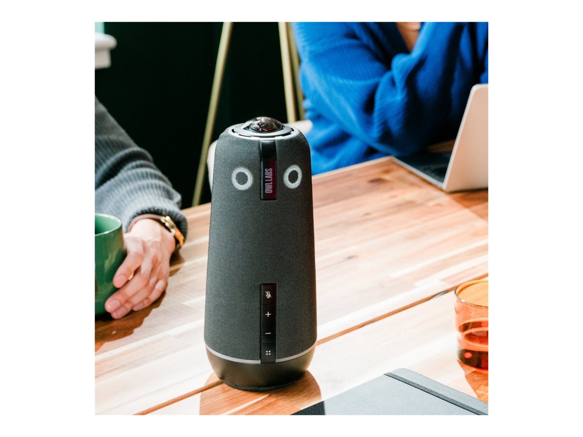 Meeting Owl 4+ 360° Camera Mic Speaker by Owl Labs for Hybrid Teams