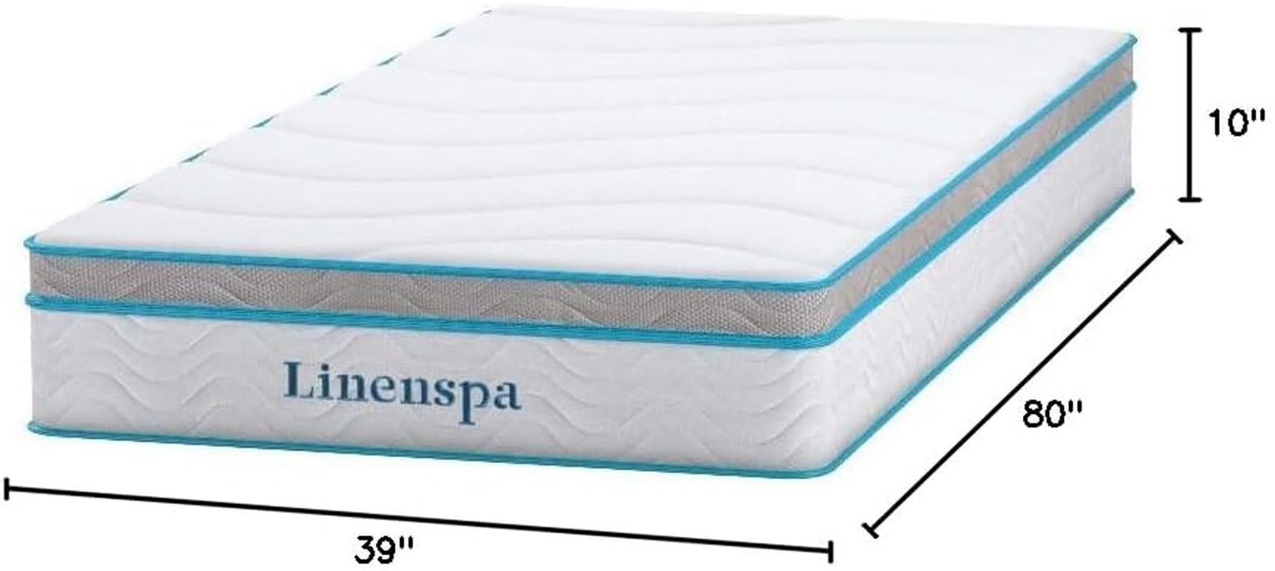 Memory Foam Hybrid Mattress Twin XL Breathability Plus