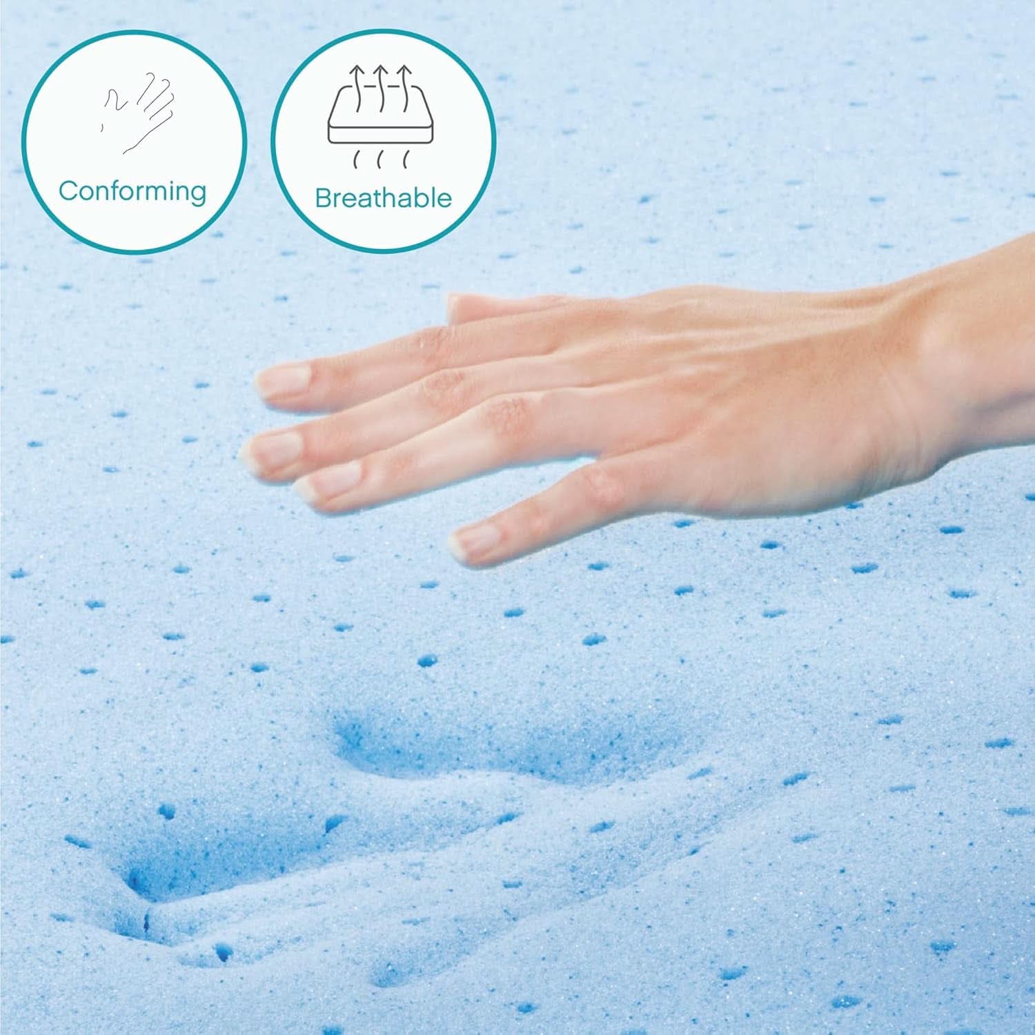 Memory Foam Mattress Queen Four Point Five Inch Foldable Sleeper