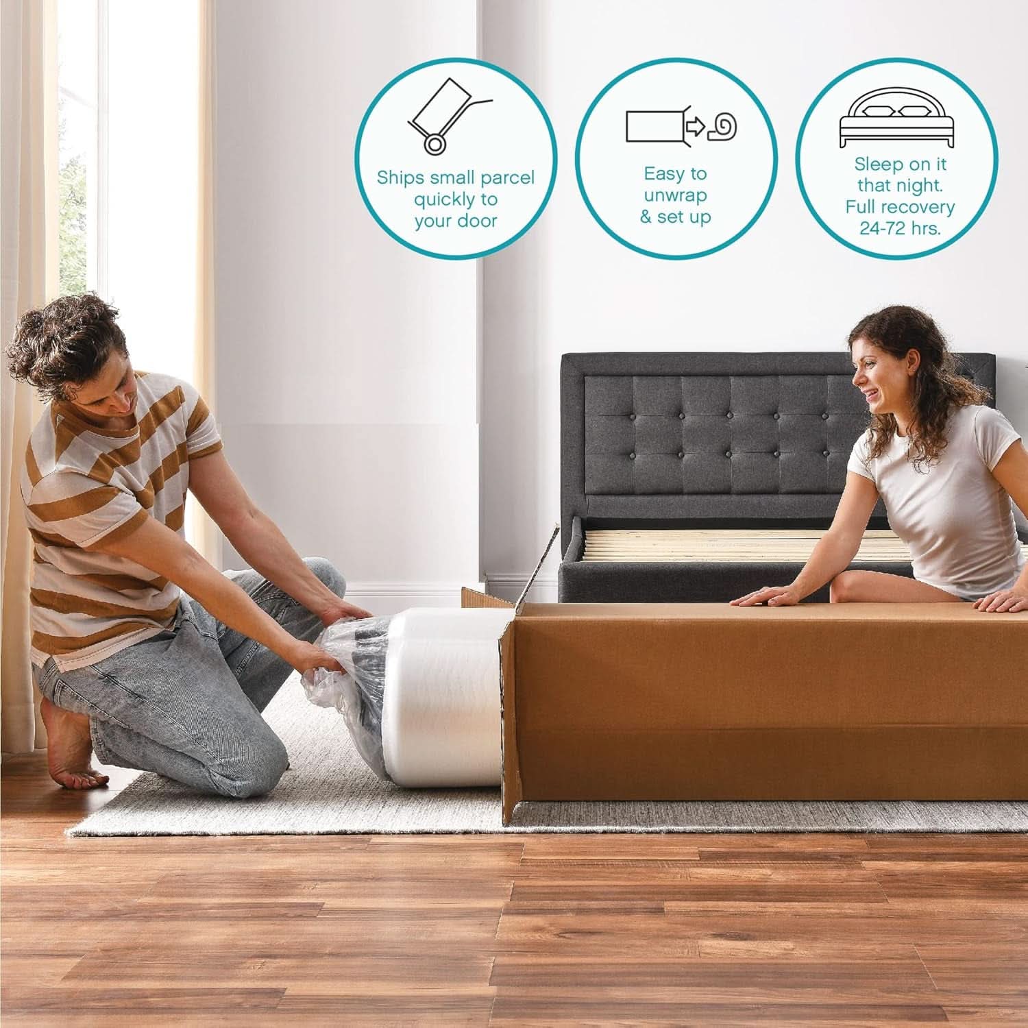 Memory Foam Mattress Queen Four Point Five Inch Foldable Sleeper