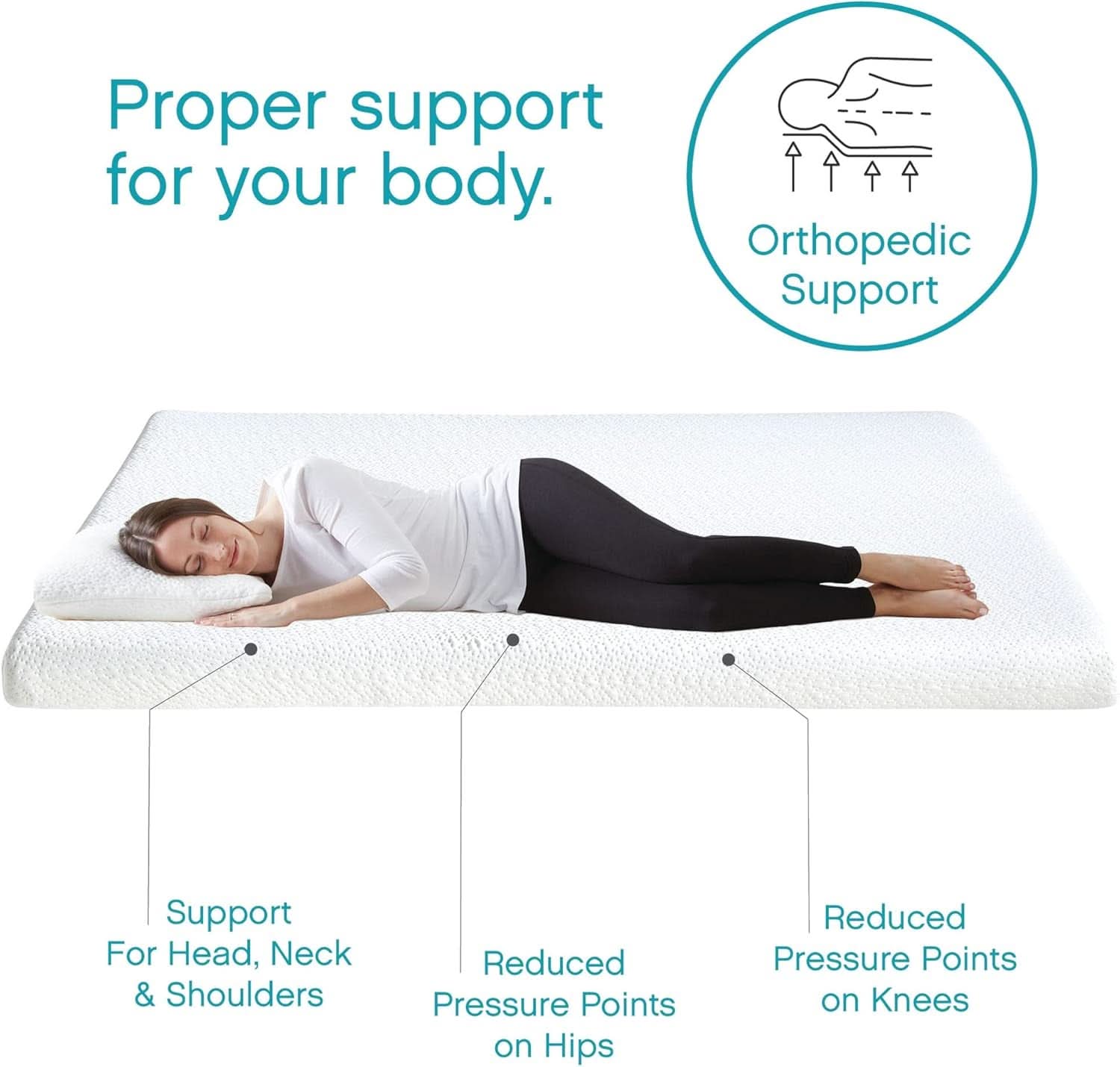 Memory Foam Mattress Queen Four Point Five Inch Foldable Sleeper