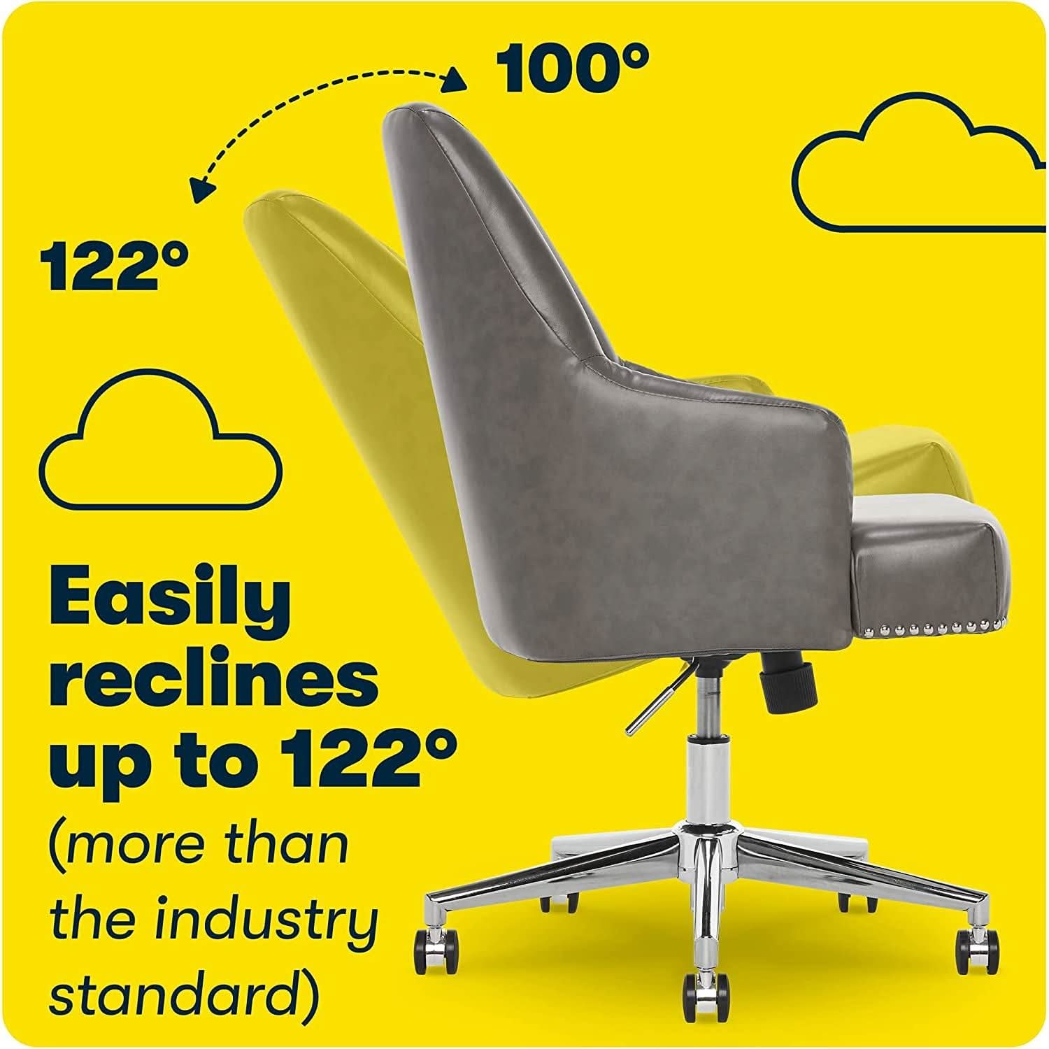 Memory Foam Office Chair With Adjustable Height For Desk
