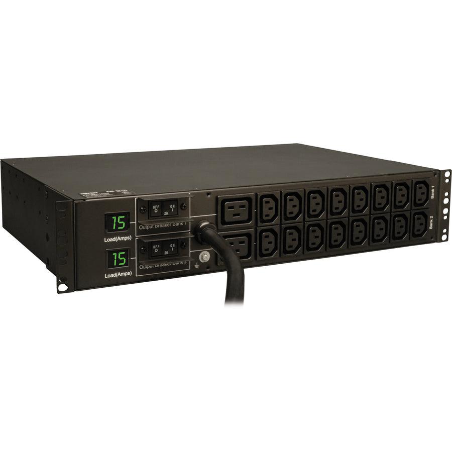 Metered Power Distribution Unit - 5.5kW 2U Rack Mount PDU | Tripp Lite by Eaton PDUMH30HV