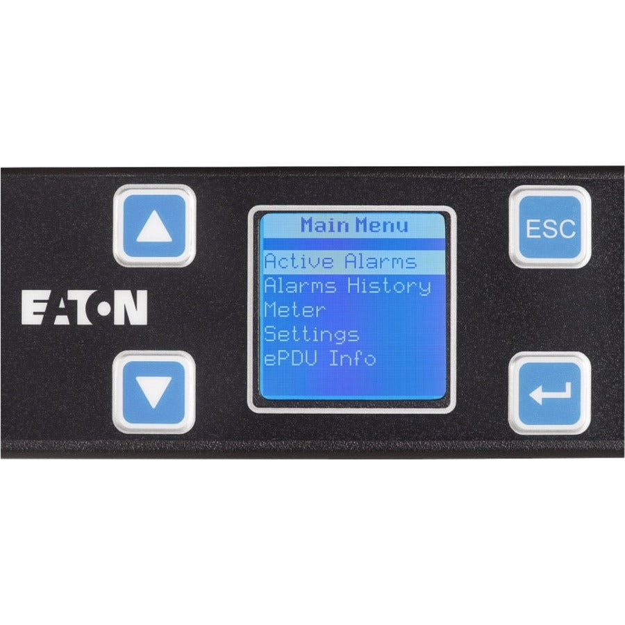 Metered Rack PDU 1U - Eaton Power Distribution Unit 120V 16A | TecISoft EMIT01-10