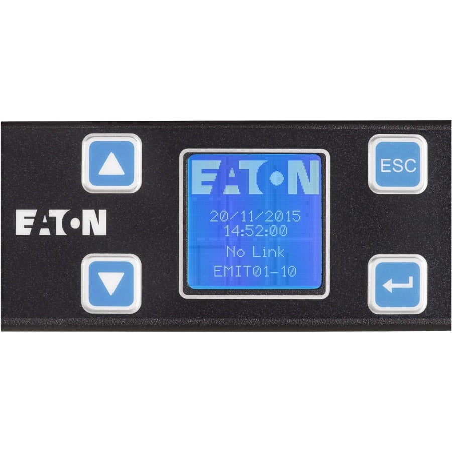 Metered Rack PDU 1U - Eaton Power Distribution Unit 120V 16A | TecISoft EMIT01-10