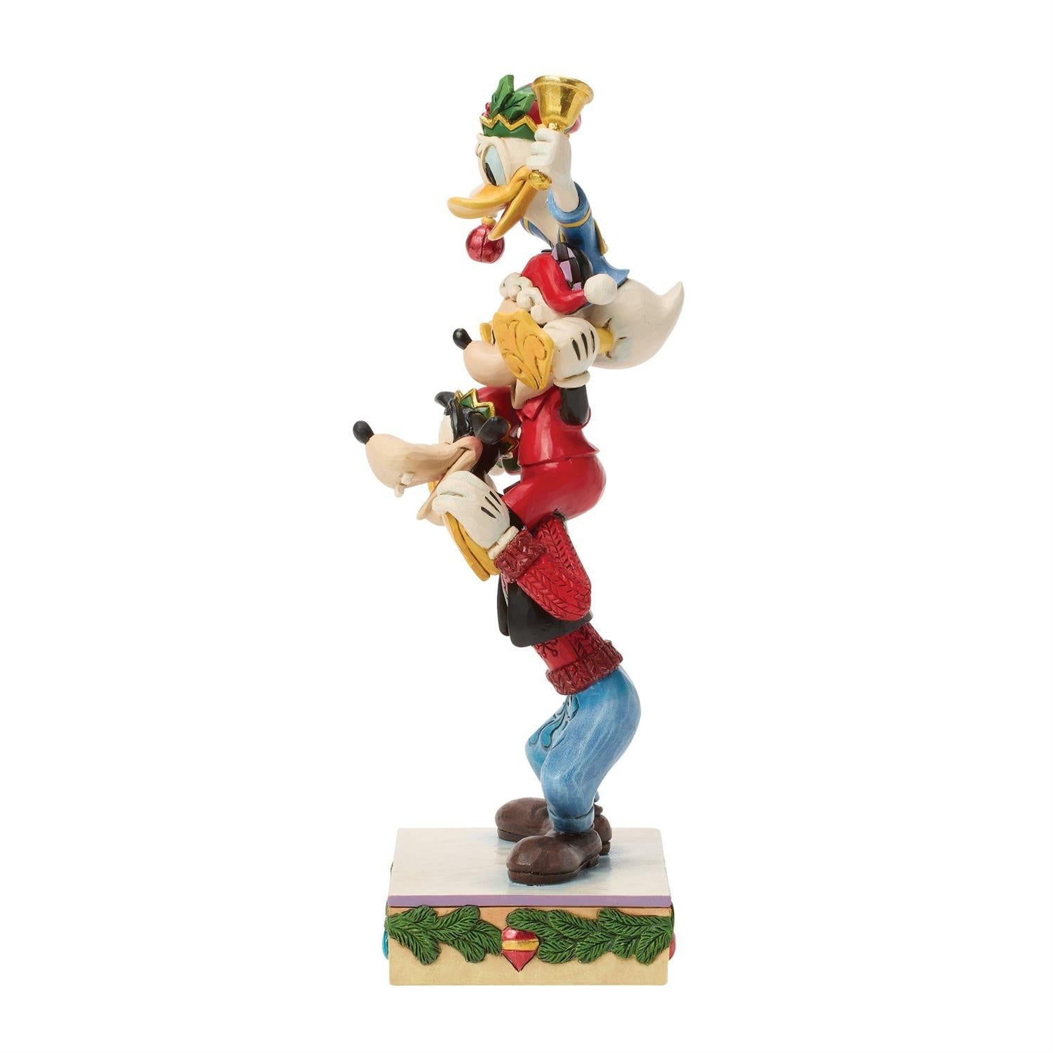 Mickey Donald Goofy Stacked Figurine – Disney Traditions