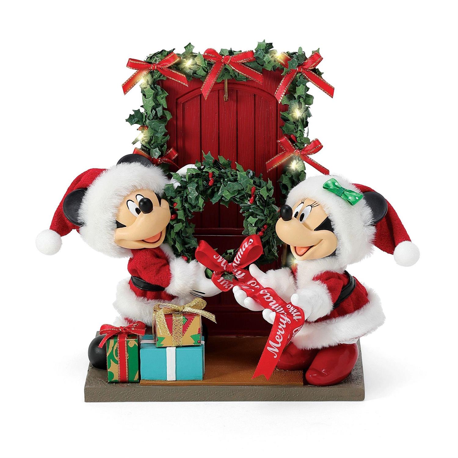 Mickey and Minnie Decorate the Door