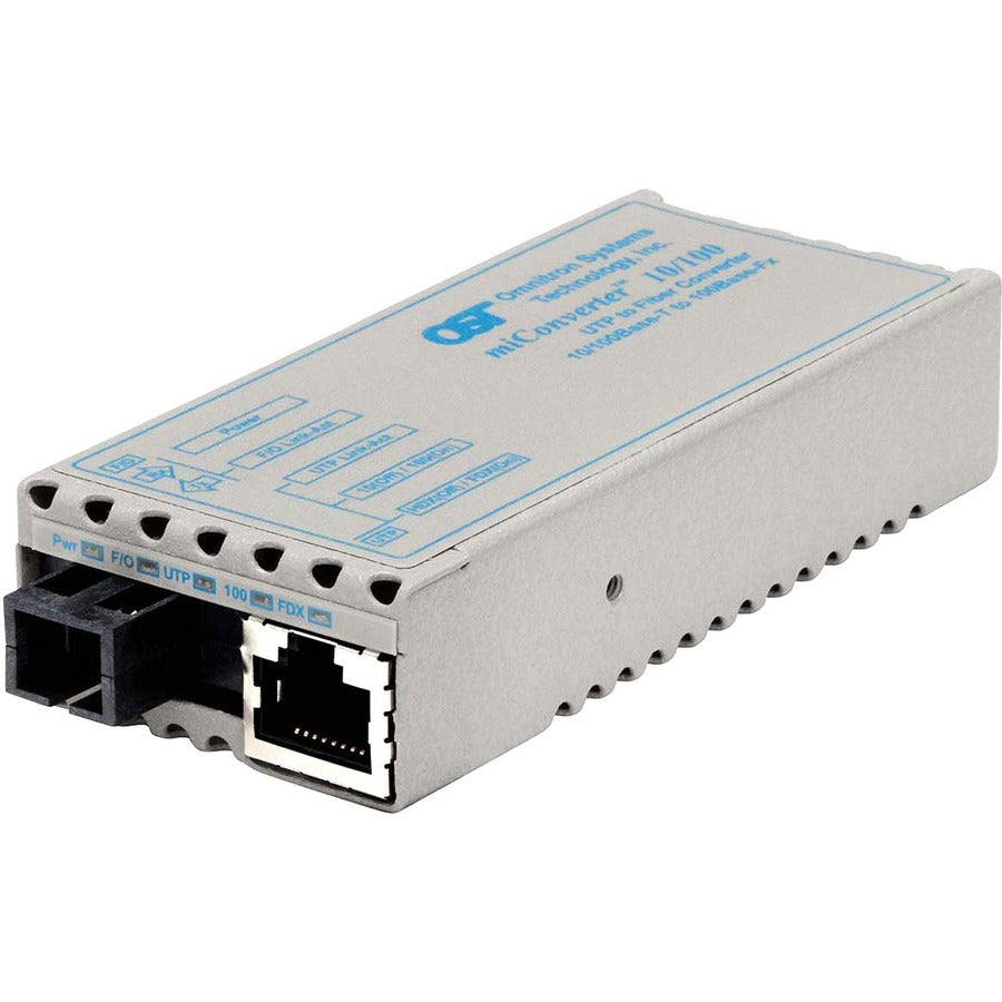 Miconverter 10/100 Ethernet Single-Fiber Media Converter Rj45 Sc Single-Mode Bidi 20Km 1110-1-1