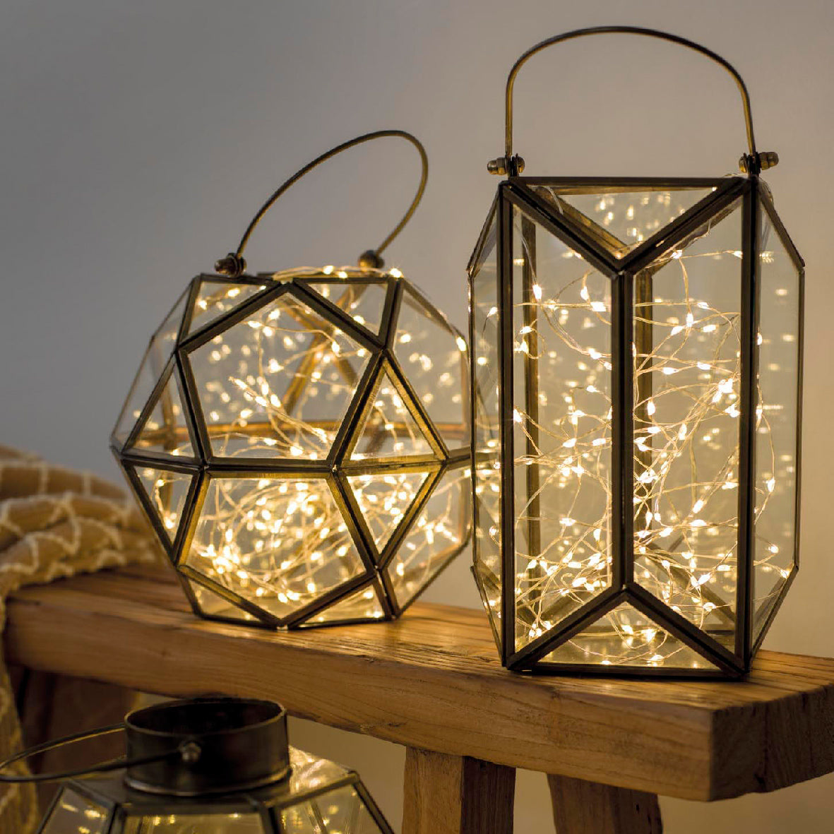 Micro Wire String Lights - 100 LED - Warm White - Silver Wire