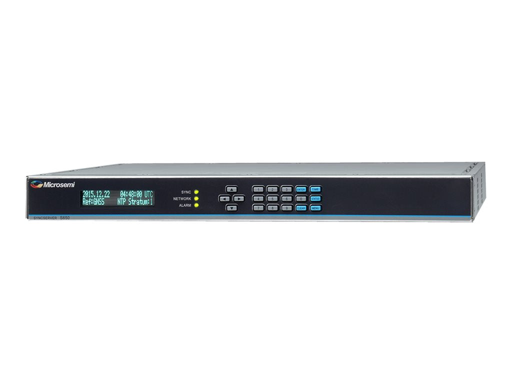 Microchip SyncServer S650 - Network time server - 1GbE - 1U - rack-mountable 15200-650-GPS-SS