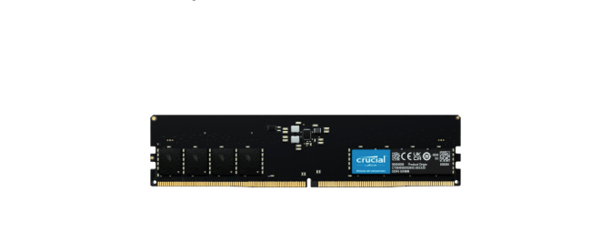 Micron 32GB DDR5 SDRAM Memory Module - For Desktop PC, Motherboard - 32 GB (1 x 32GB) - DDR5-5600/PC5-44800 DDR5 SDRAM - 5600 MHz