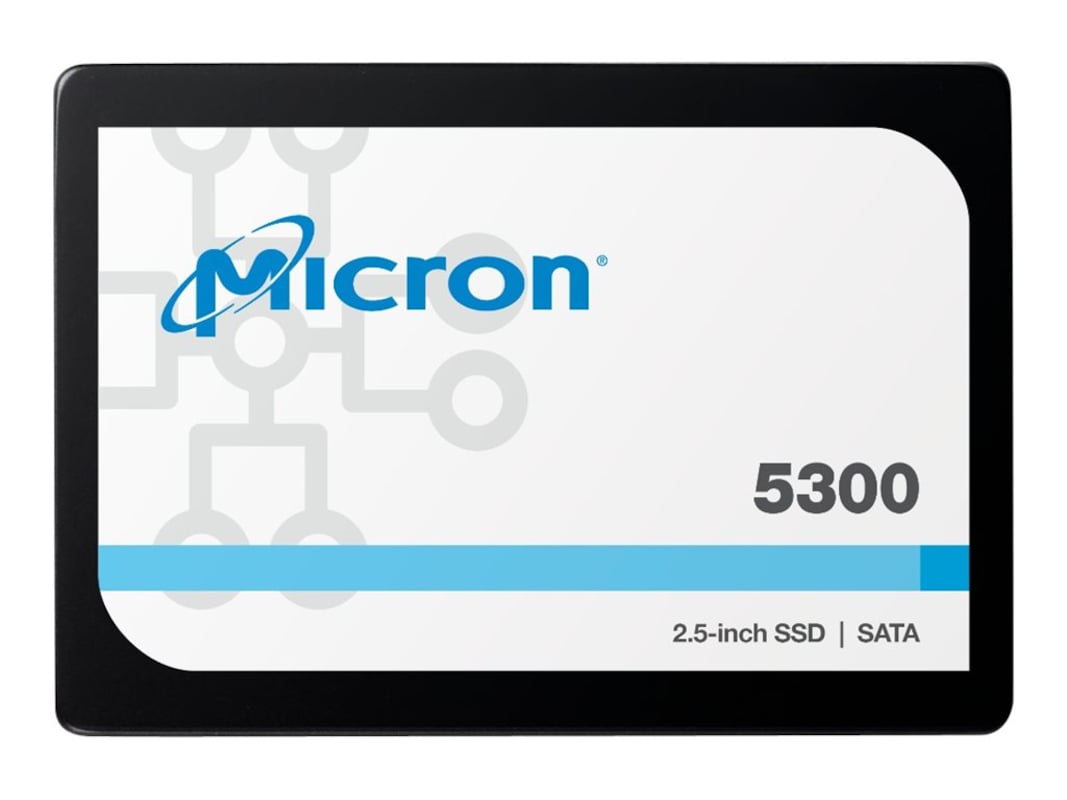 Micron 5300 5300 PRO 3.84 TB Solid State Drive - 2.5 Internal - SATA (SATA/600) - Read Intensive" MTFDDAK3T8TDS-1AW1ZABYYR