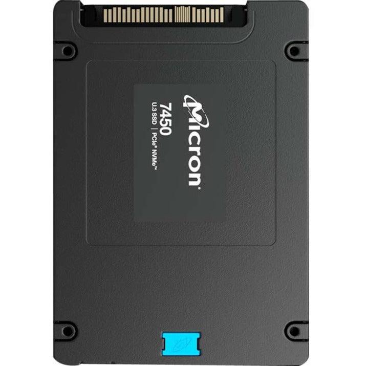 Micron 7450 MAX 3.20 TB Solid State Drive - 2.5" Internal - U.3 (PCI Express NVMe 4.0 x4) - Mixed Use - TAA Compliant MTFDKCB3T2TFS1BC1ZAB