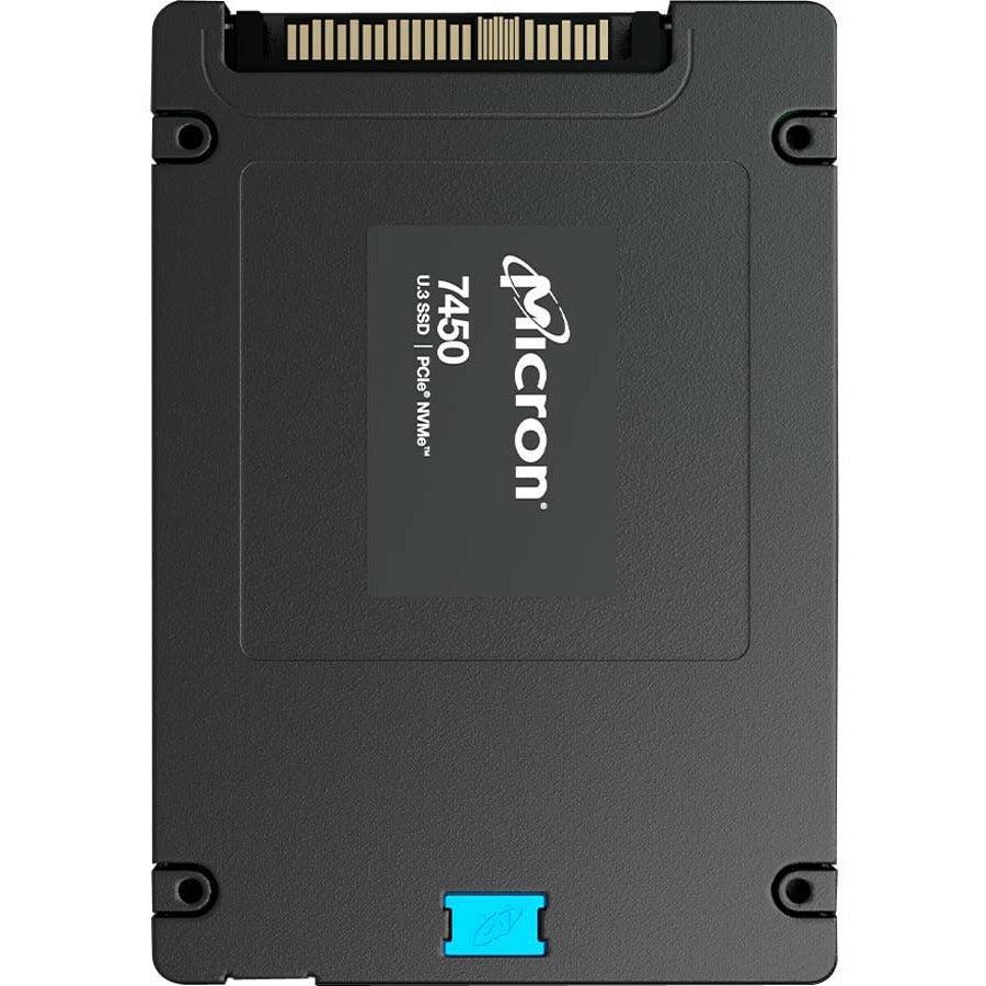 Micron 7450 PRO 960 GB Solid State Drive - 2.5" Internal - U.3 (PCI Express NVMe 4.0 x4) - Read Intensive - TAA Compliant MTFDKCB960TFR1BC1ZAB