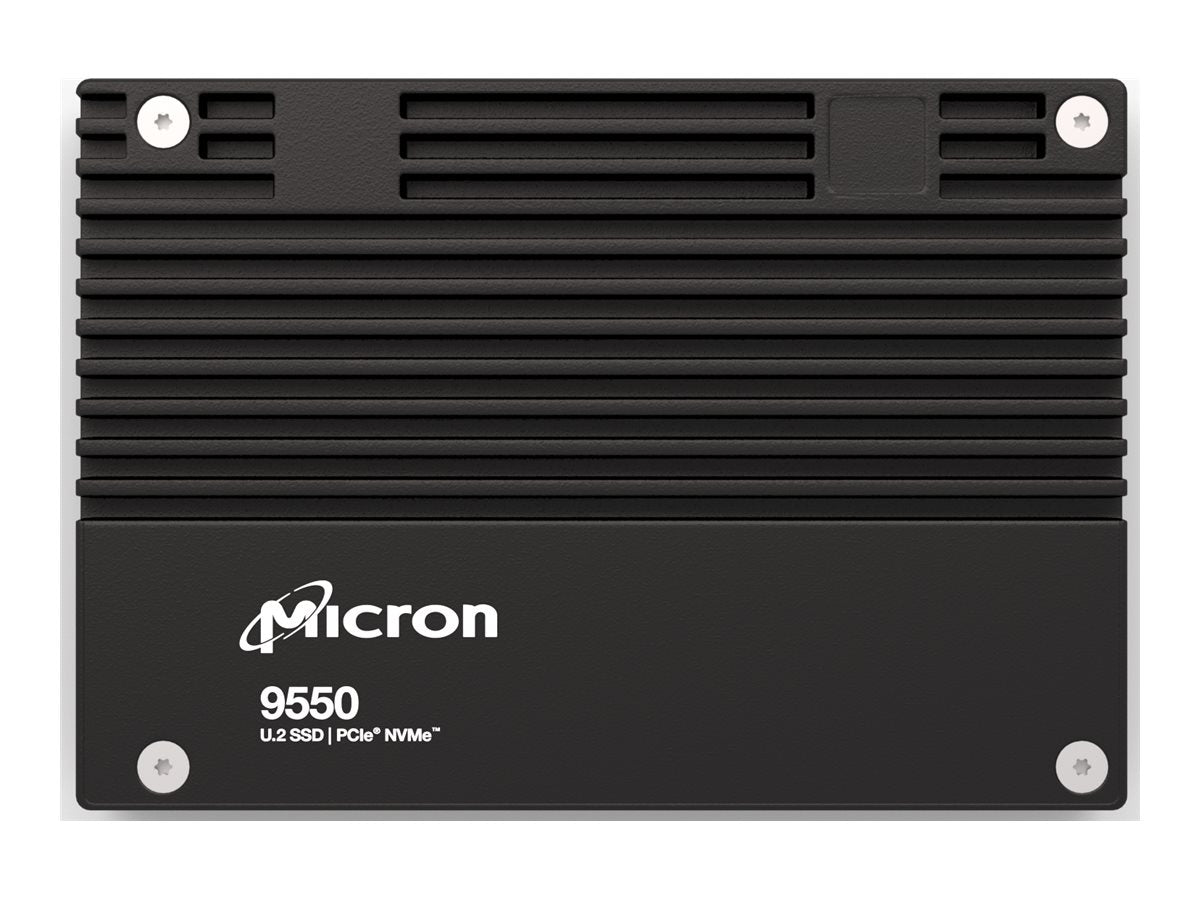 Micron 9550 MAX - SSD - Enterprise, Mixed Use - encrypted - 25.6 TB - internal - 2.5 - U.2 PCIe 5.0 x4 (NVMe) - TCG Opal
