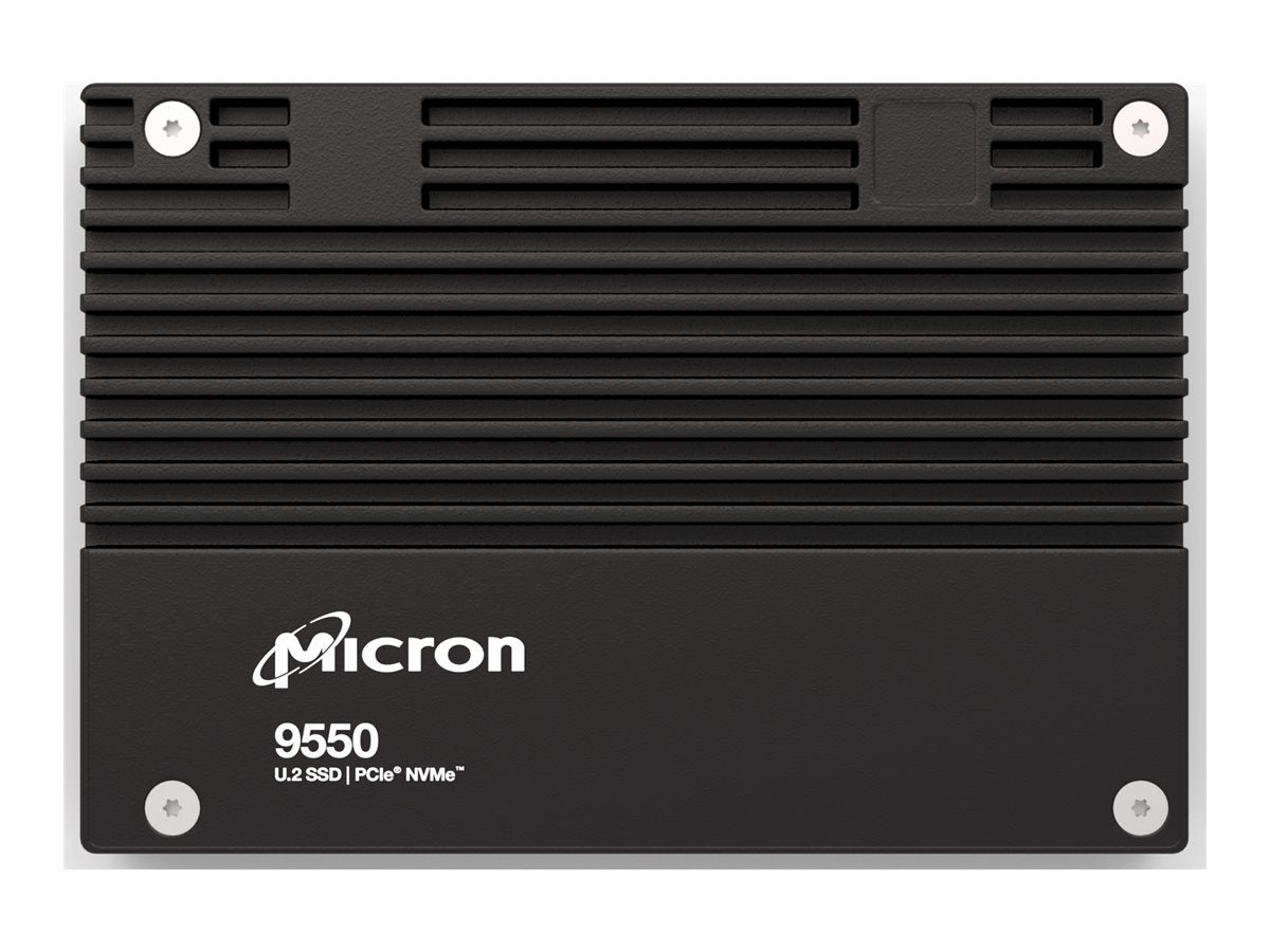 Micron 9550 MAX - SSD - Enterprise, Mixed Use - encrypted - 3.2 TB - internal - 2.5 - U.2 PCIe 5.0 x4 (NVMe) - TCG Opal