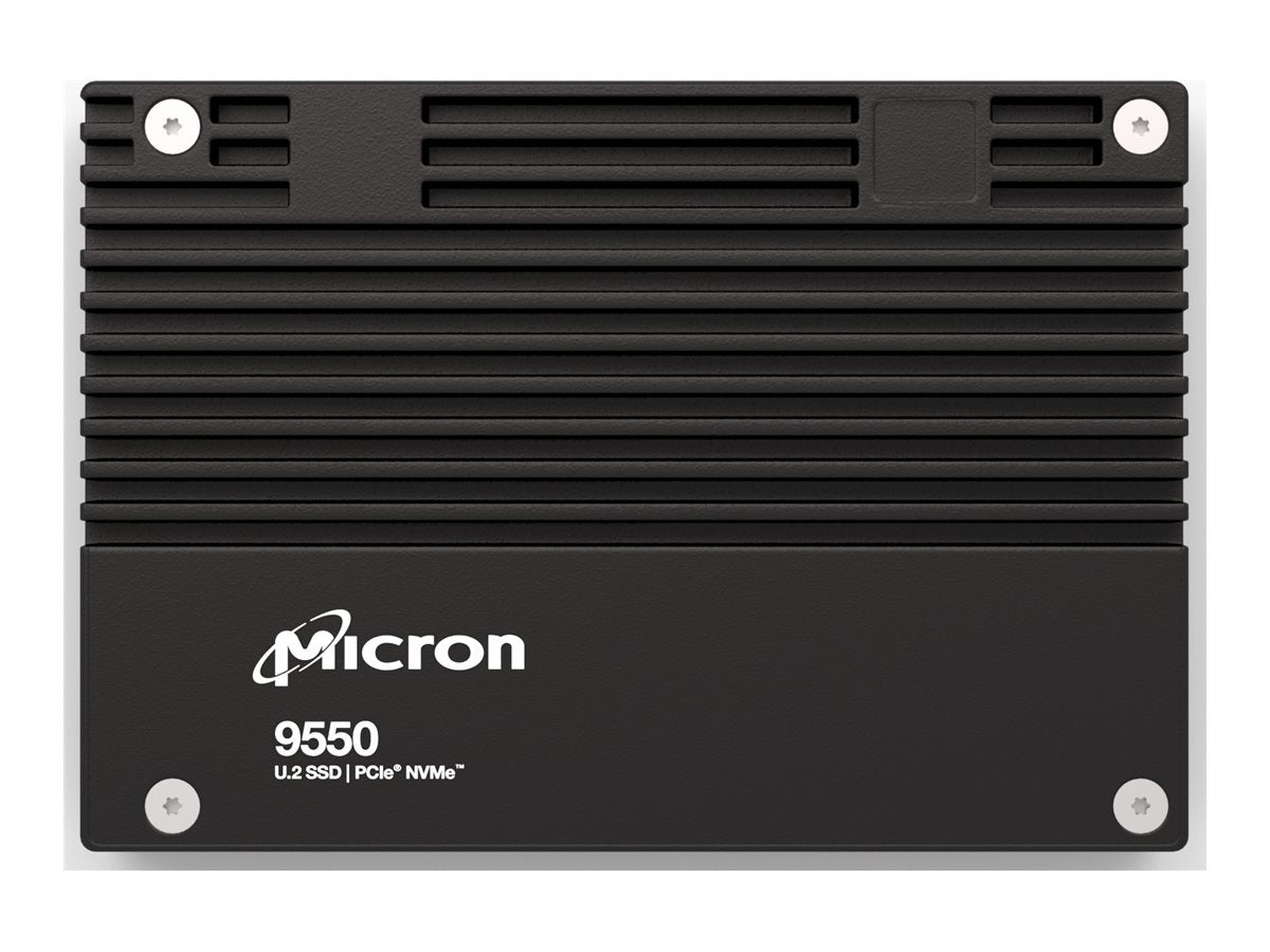 Micron 9550 MAX - SSD - Mixed Use - encrypted - 12.8 TB - internal - 2.5 - PCI Express 5.0 x4 (NVMe) - 256-bit AES - TCG