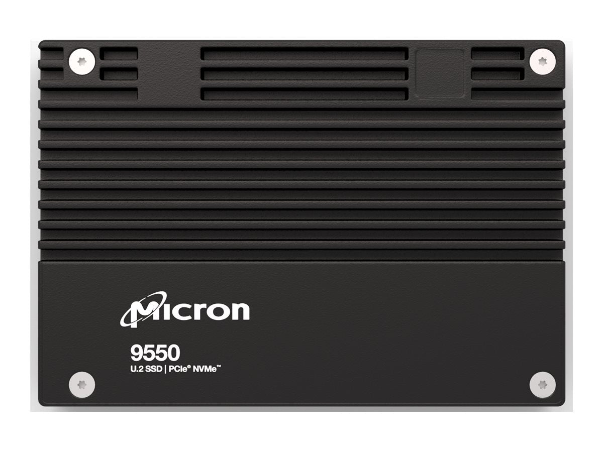 Micron 9550 PRO - SSD - Read Intensive - encrypted - 15.36 TB - internal - 2.5 - PCI Express 5.0 x4 (NVMe) - 256-bit AES
