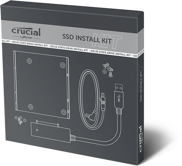 Micron Crucial Install Kit for 2.5 inch Internal SSD
