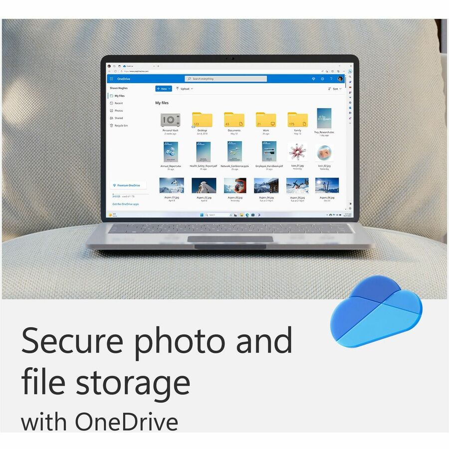 Microsoft 365 Family - Subscription - 1 Year - Medialess