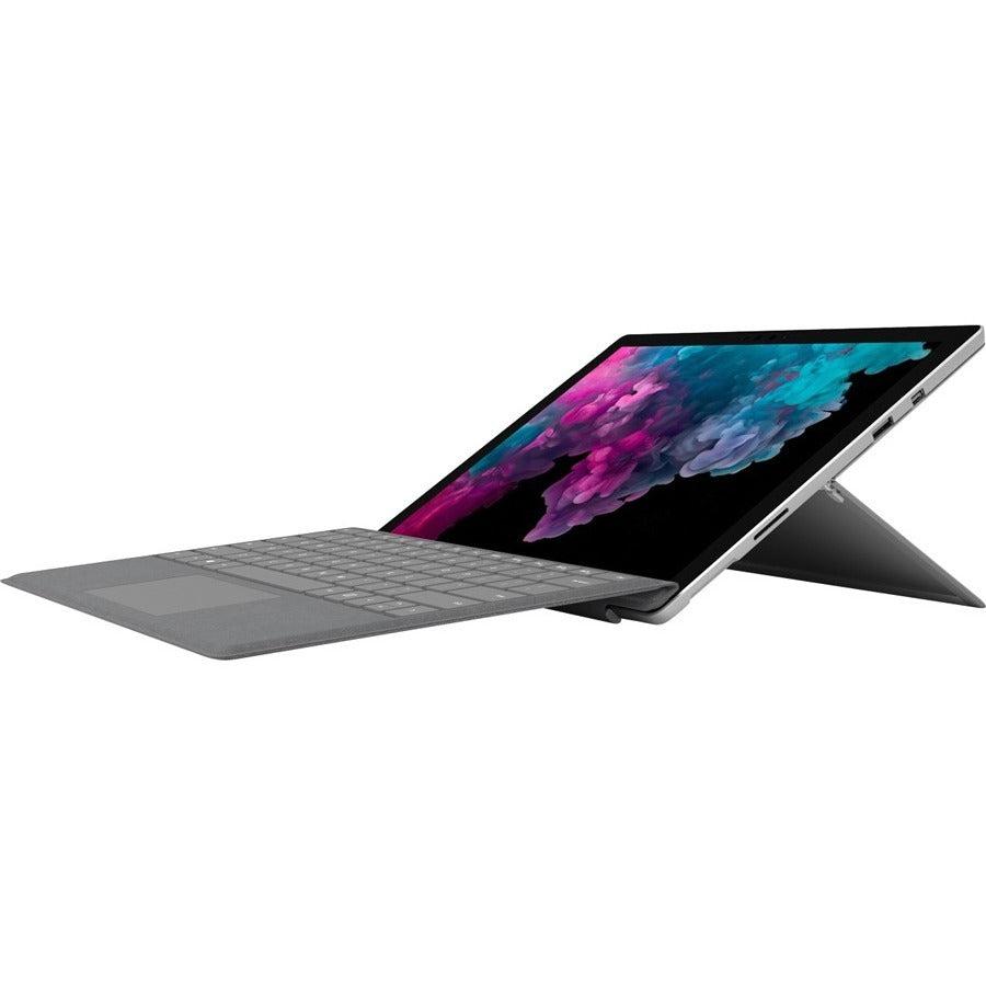 Microsoft- IMSourcing Surface Pro 6 Tablet - 12.3" - Core i7 8th Gen - 8 GB RAM - 256 GB SSD - Windows 10 Pro - Platinum - TAA Compliant