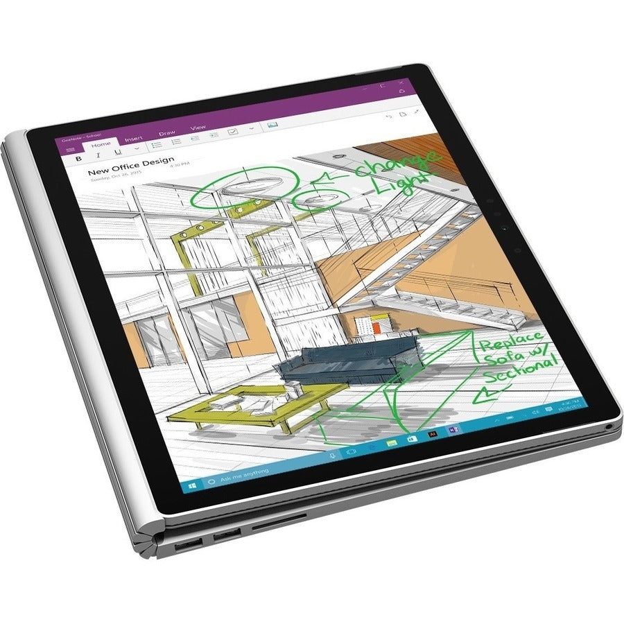 Microsoft Surface Book 3 15 Touchscreen Detachable 2 in 1 Notebook - Intel Core i7 10th Gen i7-1065G7 - 16 GB - 256 GB SSD - Silver" SMG-00001