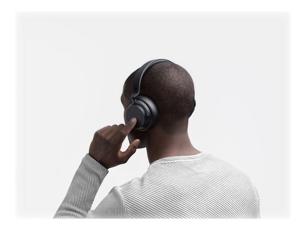 Microsoft Surface Headphones 2 - Headphones with mic - full size - Bluetooth - wireless - active noise canceling - 3.5