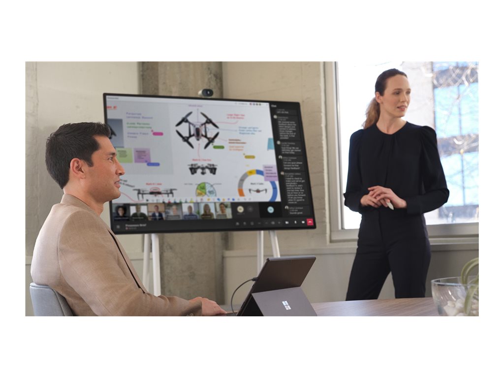 Microsoft Surface Hub 3 for Business - Touch surface 1 x Core i5 up to - RAM 32 GB - SSD 512 GB - Gigabit Ethernet - Win 11 IoT VXV-00001
