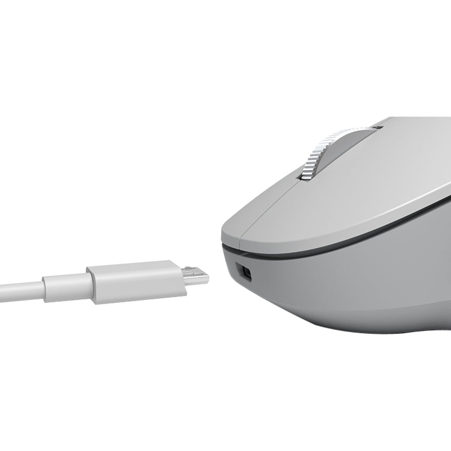 Microsoft Surface Precision Mouse - Optical - Cable/Wireless - Bluetooth - Gray - USB 2.1