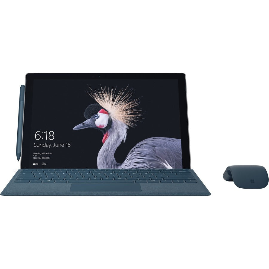 Microsoft Surface Pro 1807 Tablet - 12.3 - 8 GB - 256 GB SSD - Windows 10 Pro 64-bit - 4G - Silver" GWP-00001