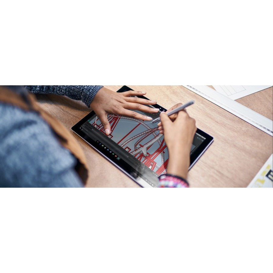 Microsoft Surface Pro 1807 Tablet - 12.3 - 8 GB - 256 GB SSD - Windows 10 Pro 64-bit - 4G - Silver" GWP-00001