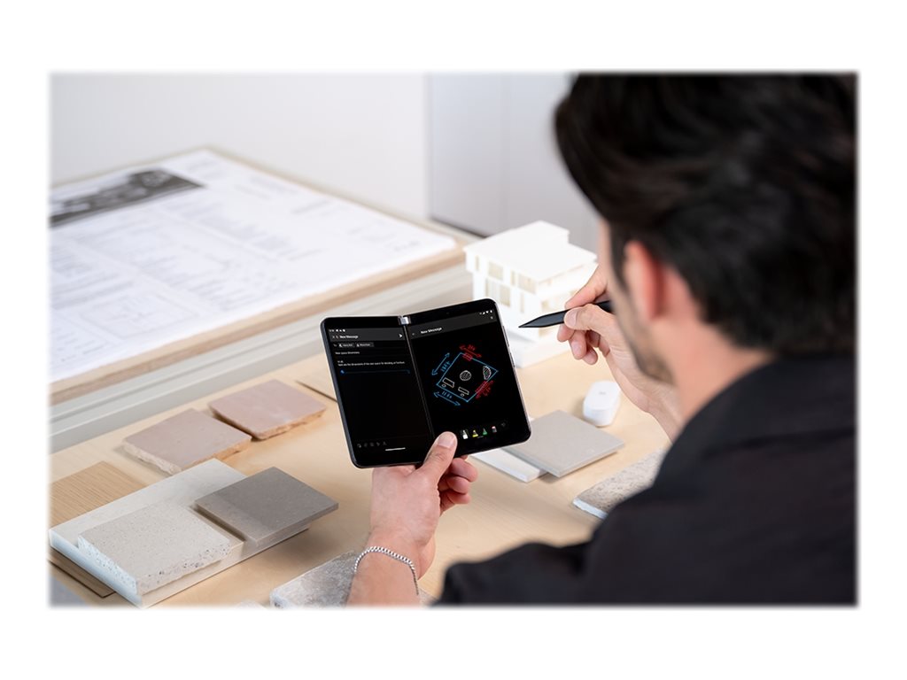 Microsoft Surface Slim Pen 2 - Active stylus - 2 buttons - Bluetooth 5.0 - matte black - demo, commercial - for