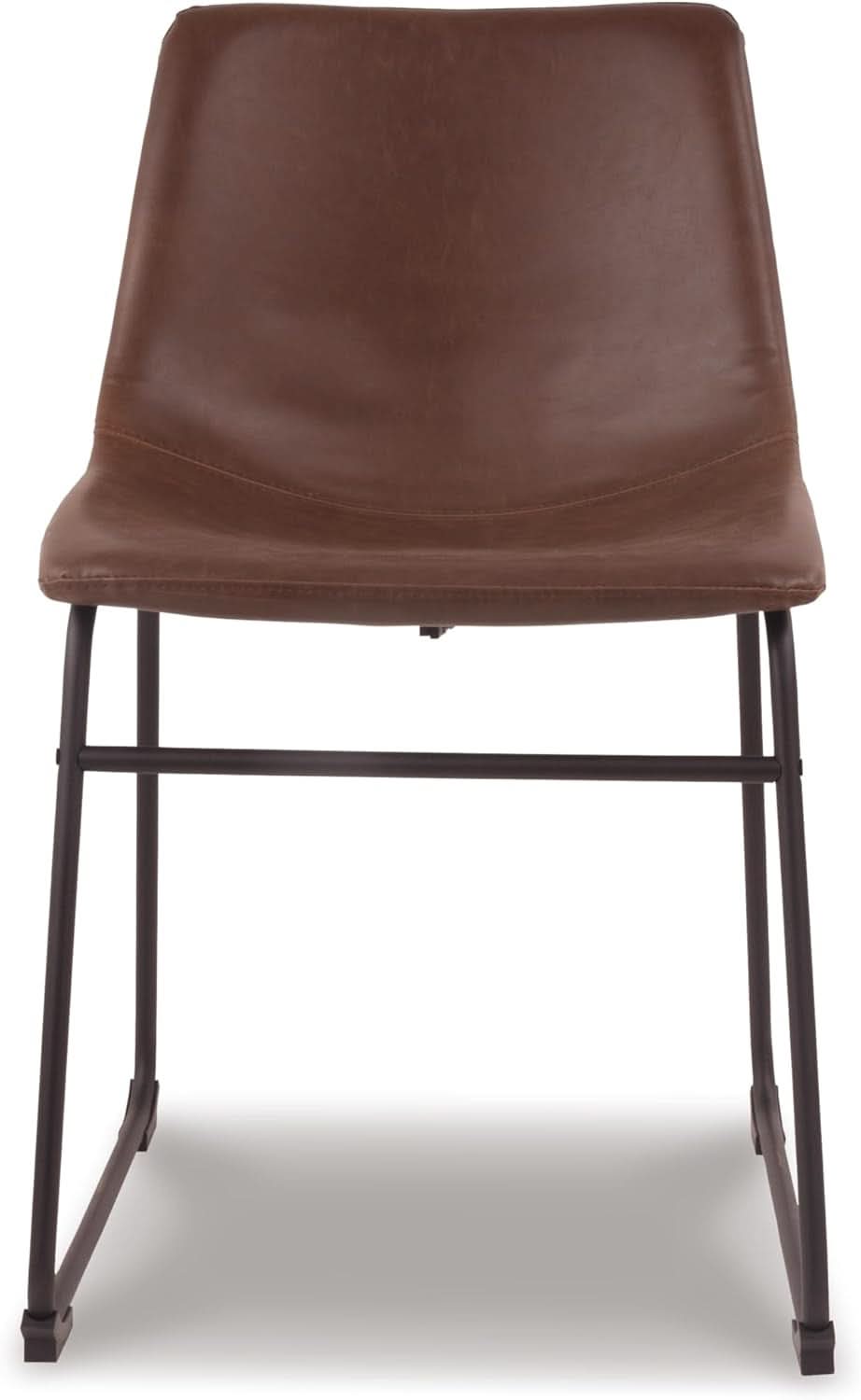 Mid Century Centiar 18.75 Inch Dining Bucket Chairs Set Of 2 Black And Brown