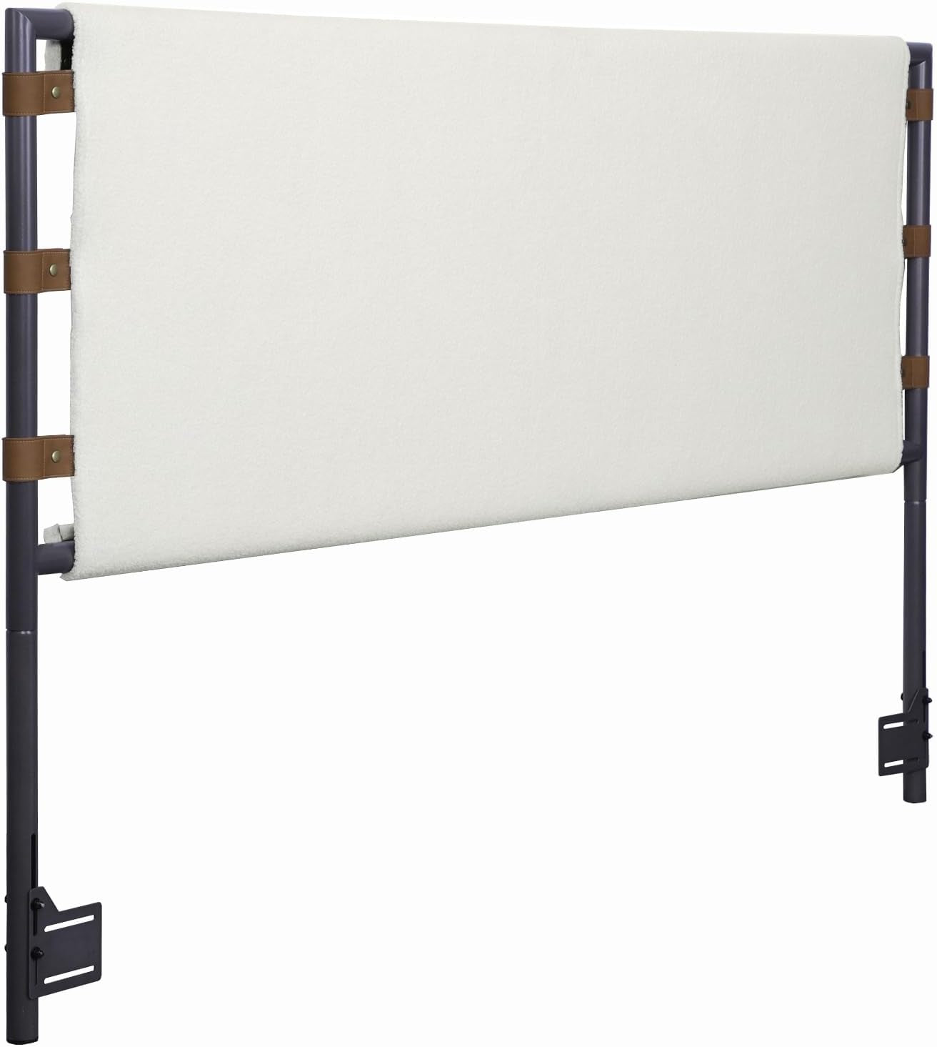 Mid Century Modern Boucle Upholstered Queen Bed Headboard