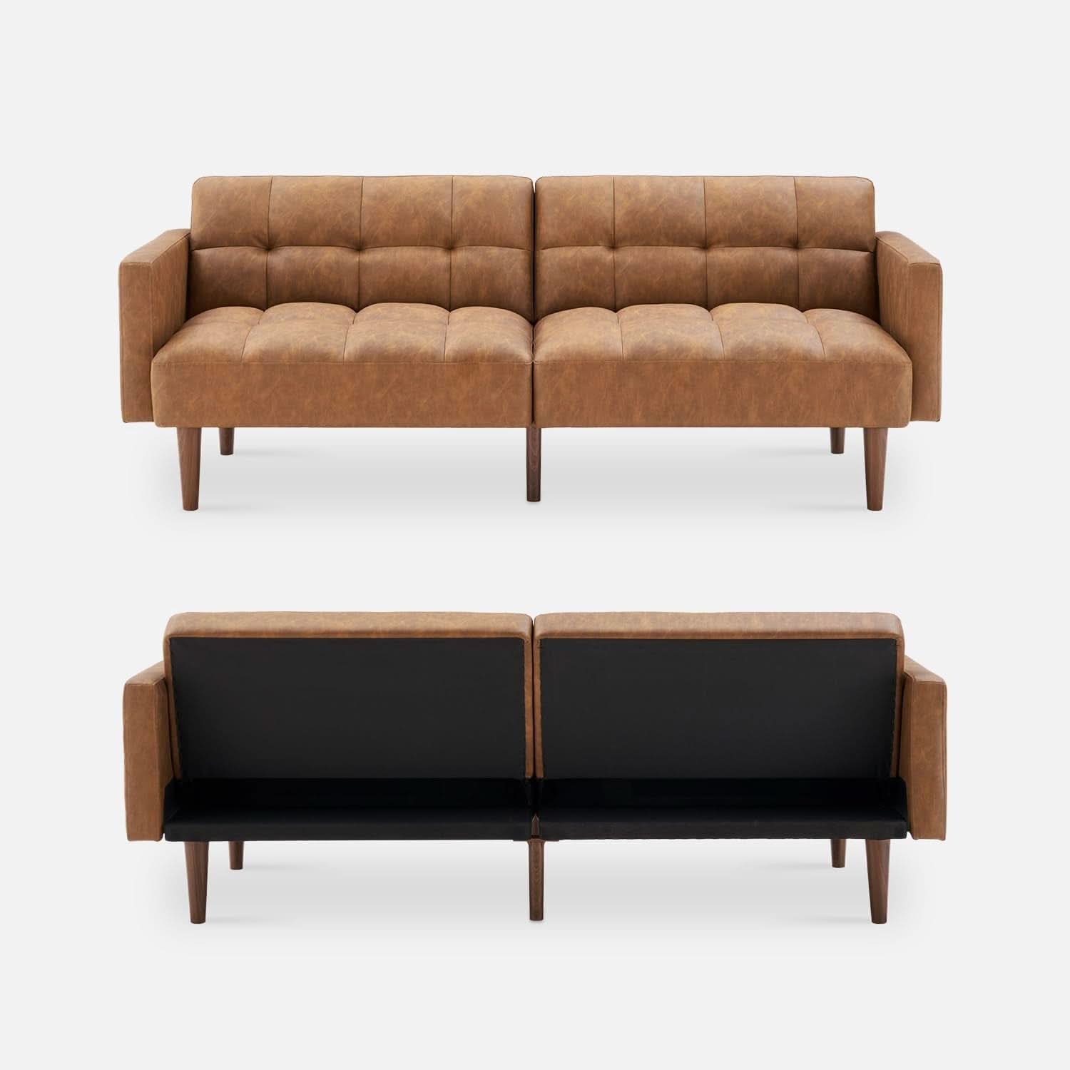 Mid Century Modern Multi Functional Sofa Bed Futon